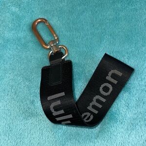 Lululemon Black Wristlet with Silver Accents